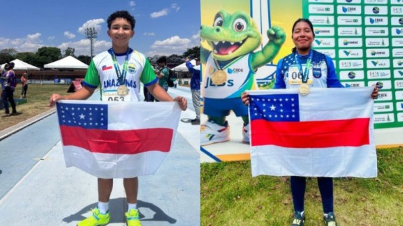 Atletas de Presidente Figueiredo conquistam ouro nos Jogos Escolares Brasileiros 2026