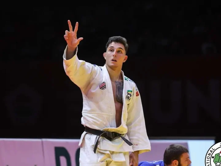 Guilherme Schimidt é ouro e país fecha Grand Slam de judô com 3 pódios