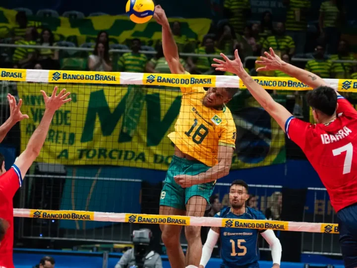 Brasil vence Chile na estreia pelo Sul-Americano de vôlei masculino