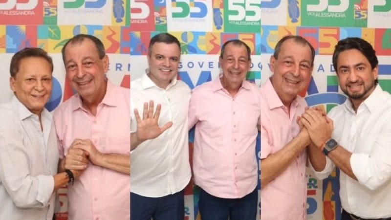 Deputados do União Brasil declaram apoio a Omar Aziz no segundo turno no AM