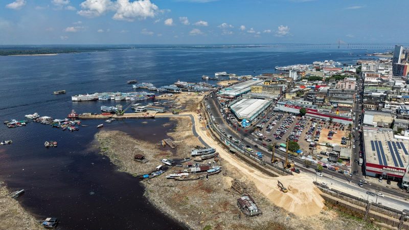 Ministro acompanha obras do terminal Manaus Moderna nesta quinta-feira (22)