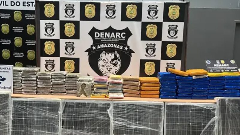 Carga de drogas avaliada em R$ 3 milhões é apreendida em transportadora de Manaus
