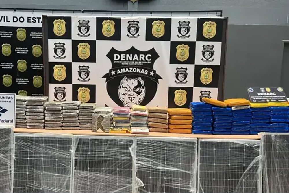 Carga de drogas avaliada em R$ 3 milhões é apreendida em transportadora de Manaus