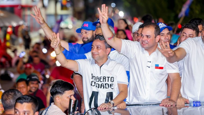 Roberto Cidade encerra campanha do 1° turno com grandes atos em Manaus e em Manacapuru