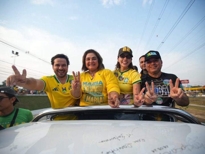 Megacarreata do 22 reúne mais de 5 mil apoiadores de Maria e Flávio nas ruas de Manaus