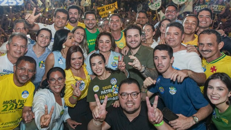 Bloquinho 22: um dos maiores movimentos de rua da direita chega a Manaus nesta segunda-feira com Flávio, Nikolas e Pavanato
