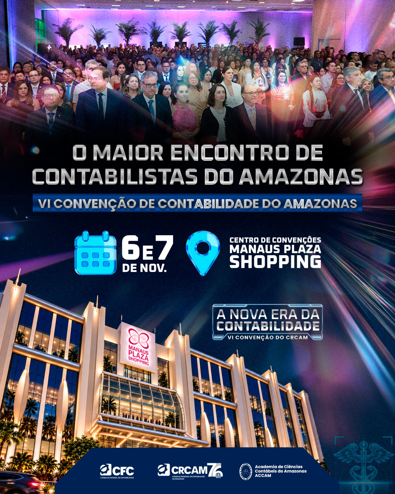 CRCAM promove VI Convenção de Contabilidade do Amazonas e debate impactos da Inteligência Artificial na profissão