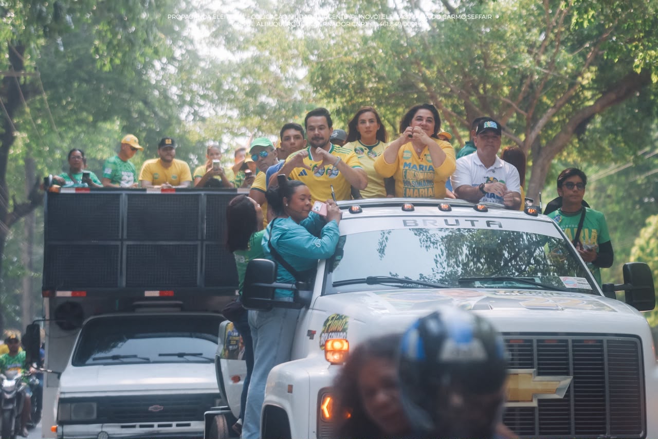 Onda 22 toma conta de Manaus: às vésperas da eleição, Professora Maria arrasta multidão na ‘Motocarreata da Vitória