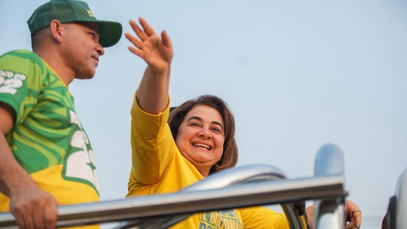 É VIRADA! Professora Maria encerra campanha nas ruas com Onda 22 em Manacapuru