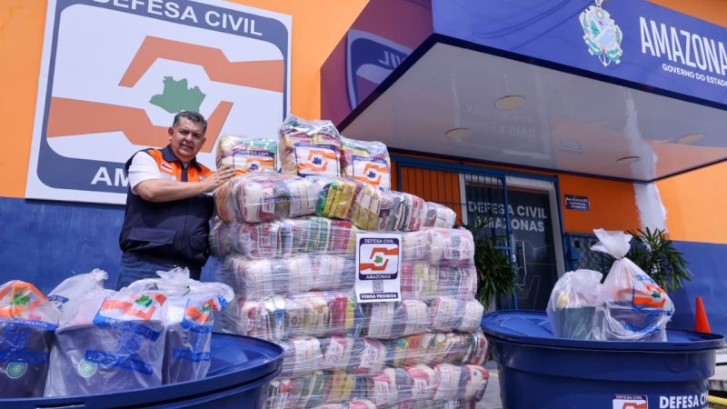 Governo do Amazonas envia mais de 13 toneladas de alimentos a Anamã e Rio Preto da Eva