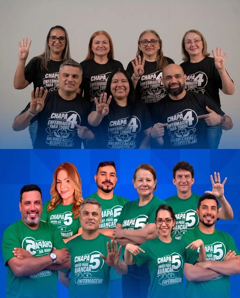 ELEIÇÕES COREN-AM 2026: CHAPAS 4 E 5 DEFENDEM RENOVAÇÃO, TRANSPARÊNCIA E VALORIZAÇÃO DOS PROFISSIONAIS DE ENFERMAGEM NO AMAZONAS