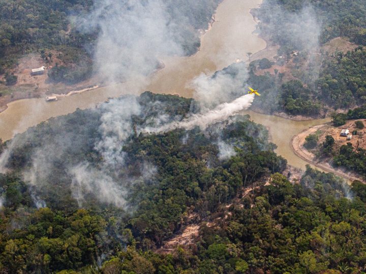 Ibama mobiliza seis aviões para combater incêndios no AM