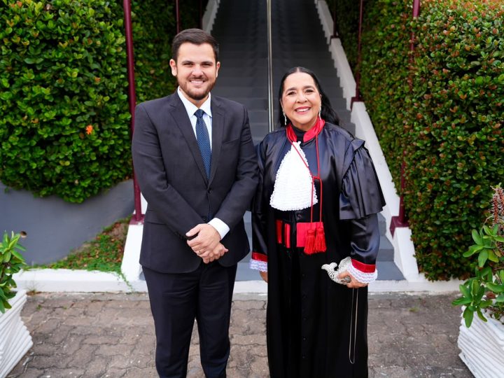 Prefeito Renato Junior prestigia recondução da procuradora-geral Leda Mara ao comando do MP-AM e destaca importância do diálogo entre os poderes