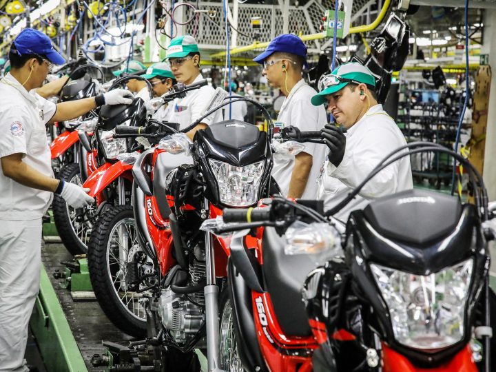 Produção de motos no Brasil cresce e tem melhor setembro desde 2011