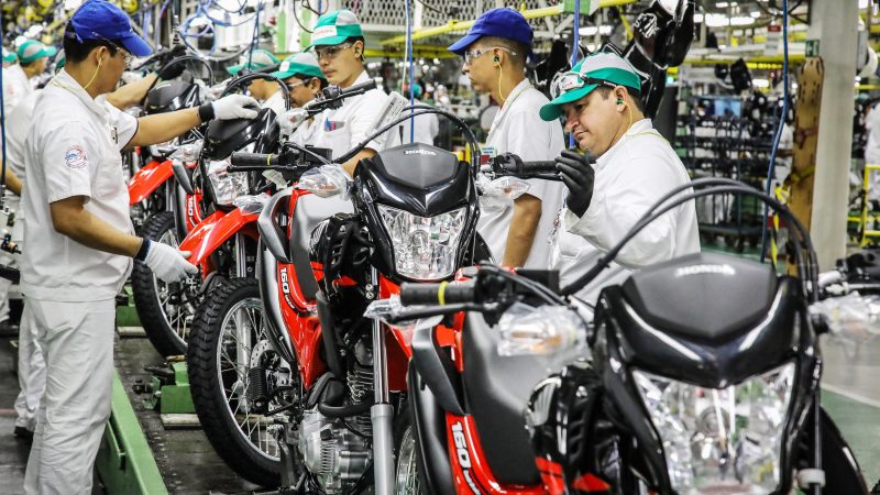 Produção de motos no Brasil cresce e tem melhor setembro desde 2011