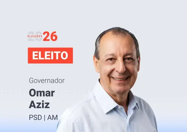 Omar Aziz é eleito governador do Amazonas no segundo turno das eleições 2026